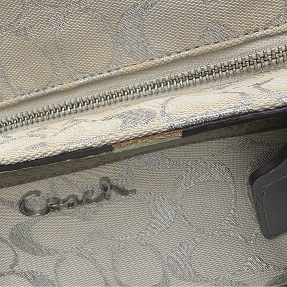 Coach Gallery Lurex East/West Tote - Picture 10 of 12